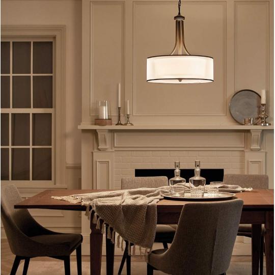 amerikai mediterran fuggesztek ebedlo etkezoasztal lampa vilagitas polgari elegans sotet bronz kor alaku sotet barna szovet buras lampak.jpg